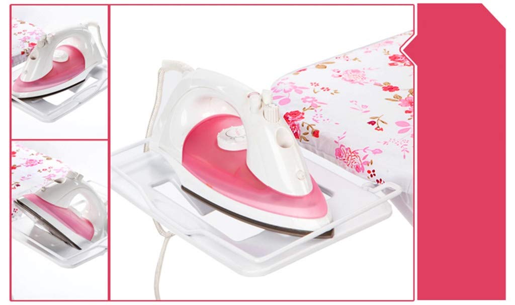 Tabla de Planchar para el hogar, Estampado Floral, Soporte Blanco, Mesa de planco Floral, Soporte Blanco, Mesa de Planchar, guardarropa, Centro Comercial, probador, Herramientas de Planchado