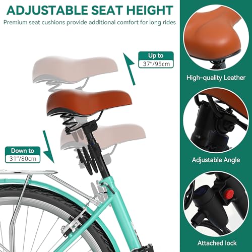 Yitahome MAYIHLKKHA Beach Cruiser Bike For Women thumb #4