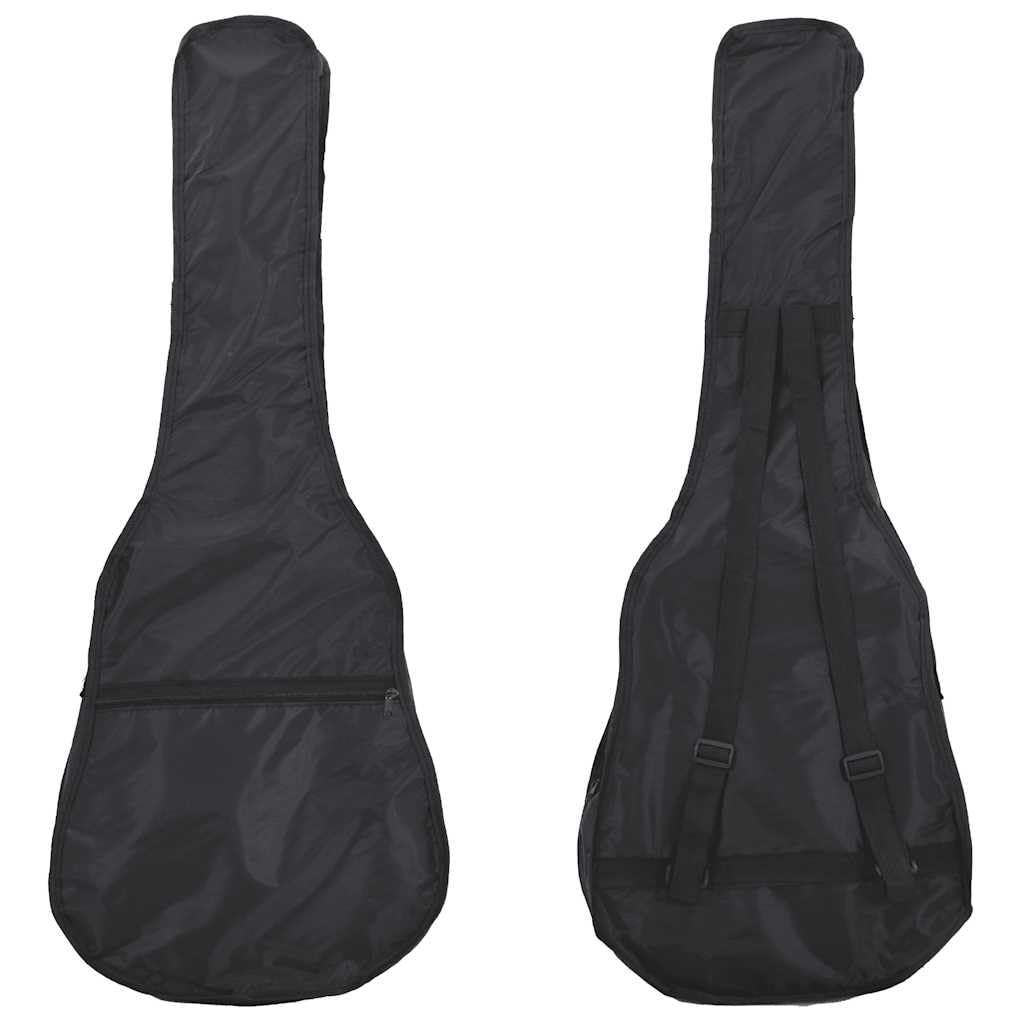 Gitara koncertowa 3/4, zestaw dla początkujących, 36 cali, niebieska – gitara akustyczna z torbą, paskiem, kostkami, gwizdkiem i strunami, instrument dla początkujących z drewna lipowego