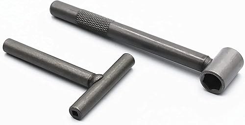 Miniatura 2 de Junfamilee Llave inglesa de reparación de tornillo de válvula, herramienta de ajuste de agujero hexagonal cuadrado para motocicleta, scooter,