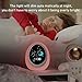 BUTTING Kids Alarm Clock, Toddler Sleep Training Clock with Sun & Moon, Sound Machine, Night Light, Ok to Wake Alarm Clock for Children