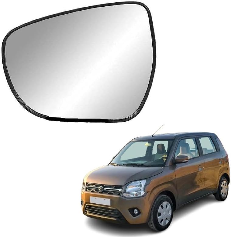 ORVM Side View Sub Mirror Glass/Sub Mirror Plate compatible with New Maruti Wagon R 3rd GEN 2019-2025 Year Model (MIRROR FITTING SIZE 1, LEFT PASSENGER SIDE)