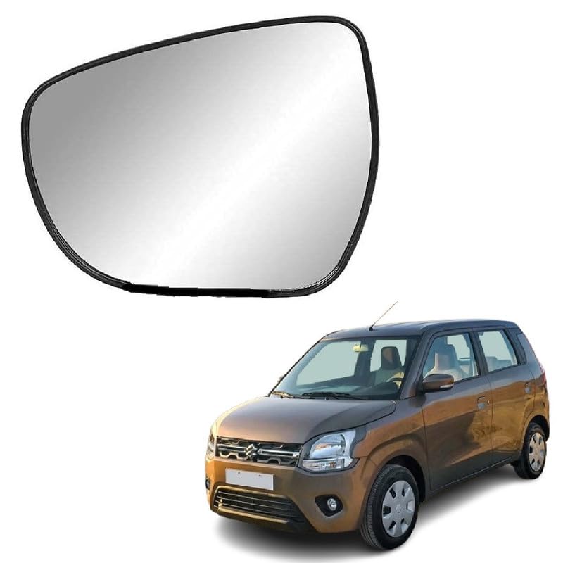 ORVM Side View Sub Mirror Glass/Sub Mirror Plate compatible with New Maruti Wagon R 3rd GEN 2019-2025 Year Model (MIRROR FITTING SIZE 1, LEFT PASSENGER SIDE)