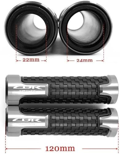 Miniatura 3 de Para Kawasaki Z400 Z900 Z1000 Z800 Z750 Z650 Z 650 2022 2023 22MM manillar de motocicleta Agarres Manillar Barra de mano