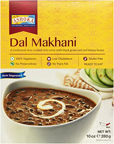 ASHOKA Delhi Dal Makhani Fertiggericht, Schwarze Linsen, 6er Pack (6 x 280 g)