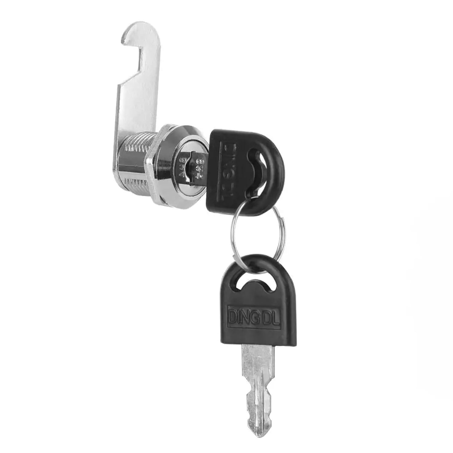 10/16/20/25/30mm Cam Lock Home Cupboard Drawer Cylinder Lock with 2 Keys Zinc Alloy Mailbox Security Padlock Furniture Hardware 1Pcs(B-20mm)