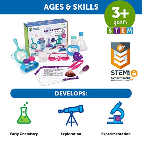 Learning Resources Primary Science Lab Set Pink - Experimentation and ...