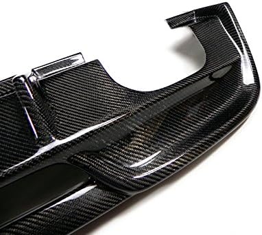 for E82 E88 1 Series Rieger Style Carbon Fiber Rear Diffuser(Fit E82 2 Door Coupe E88 2 Door Convertible - Sports Model)