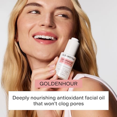 CLEARSTEM GOLDENHOUR Hydrating Facial Oil - Plumping Face Oil for Women for Deep Face Hydration - Non-Comedogenic Vitamin C Oil for Skin with Hyaluronic Acid and Watermelon Seed for Glowing Skin - Image 3