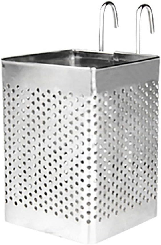 Chopsticks Holder Stainless Steel 2pcs Hanging Cutlery Drying Basket