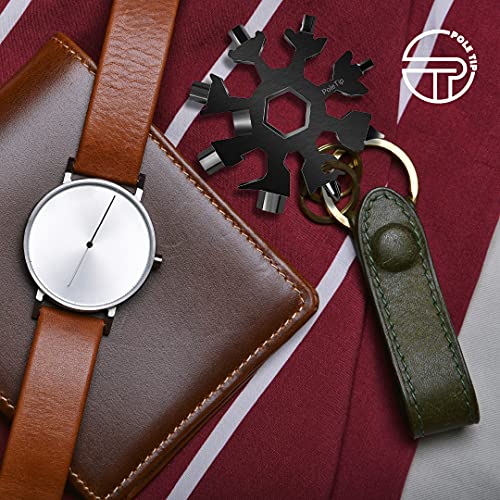 Pole Tip 18 in 1 Snowflake Multi Tool, Stocking Fillers for Men,Survival Kits, Camping Accessories, Christmas Gifts for Men Who Have Everything, Pocket Tool Set, Birthday Gifts for him(Black) 7 Pole Tip 18 in 1 Snowflake Multi Tool, Stocking Fillers for Men,Survival Kits, Camping Accessories, Christmas Gifts for Men Who Have Everything, Pocket Tool Set, Birthday Gifts for him(Black) - Image 7