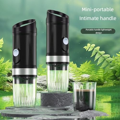 Cafetera portátil con calentamiento 20 bar y capacidad 80 mL miniatura 5