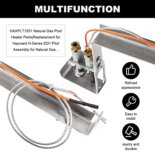 Lankstet Haxplt1931 Natural Gas Pool Heater Parts|Replacement For Hayward H-Series Ed1 Pilot Assembly For Natural Gas #TOP4