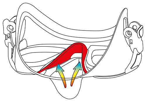 Máscara de Mergulho Silicone Calibro Cressi - Branco/rosa