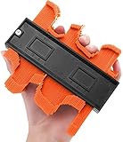 Contour Gauge Duplicator 5 Inch Contour Profile Gauge, Multi-functional Plastic Contour Duplicator Edge Shaping Measure Ruler for Tiling Laminate Woodworking Practical Tool