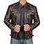 Ruboff - Chaqueta de Cuero Jhnson