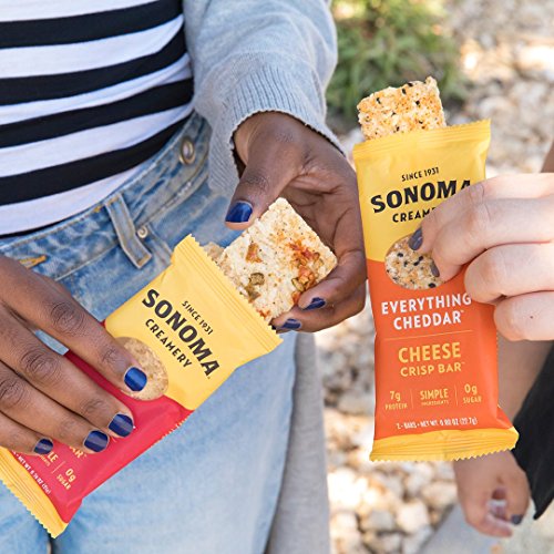 Sonoma Creamery Cheese Crisp Bars, 2-Bar Packs, Pepper Jack, 8 Count