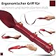 Kutocesy BDSM Paddle Peitsche Aus Kunstleder Rotes Spanking Paddle Mit Griff 52cm Sexspielzeug Für Bondage Rollenspiele Erwachsene Disziplin