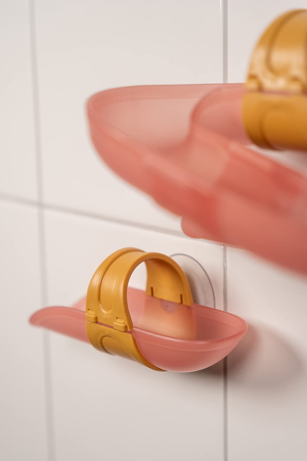 Little Dutch Pista a sfera da bagno con palline per la parete, giocattolo da bagno per neonati, rosa