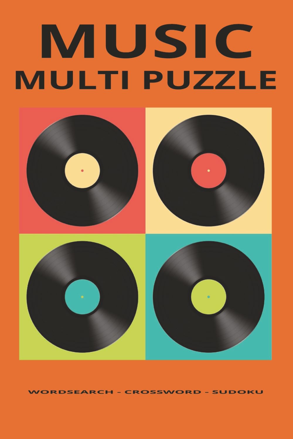Multi Puzzle Book For Adults: Multi puzzle book with Crossword, Wordsearch & Sudoku (60 Puzzles) 6x9 Inch, 120 pages