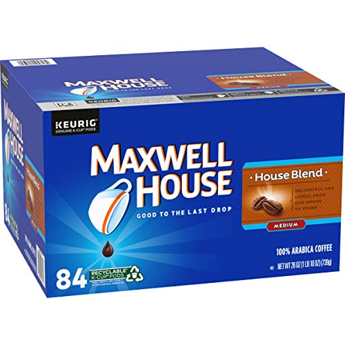 Maxwell House House Blend Medium Roast K-Cup Coffee Pods (84 Pods)