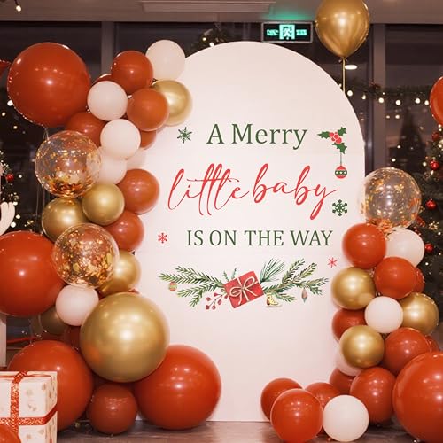 Adorno decorativo Baby Shower A Merry Little Baby miniatura 4