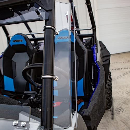 Polaris RZR Dust/Wind Deflectors 17x5, Clear/Tinted