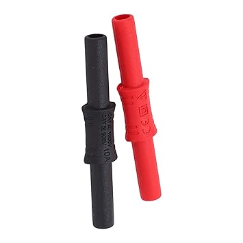 UBERSWEET Banana Extension Adapter, Nickel Plated Brass Female to Female Banana Connector for Industrial Equipment