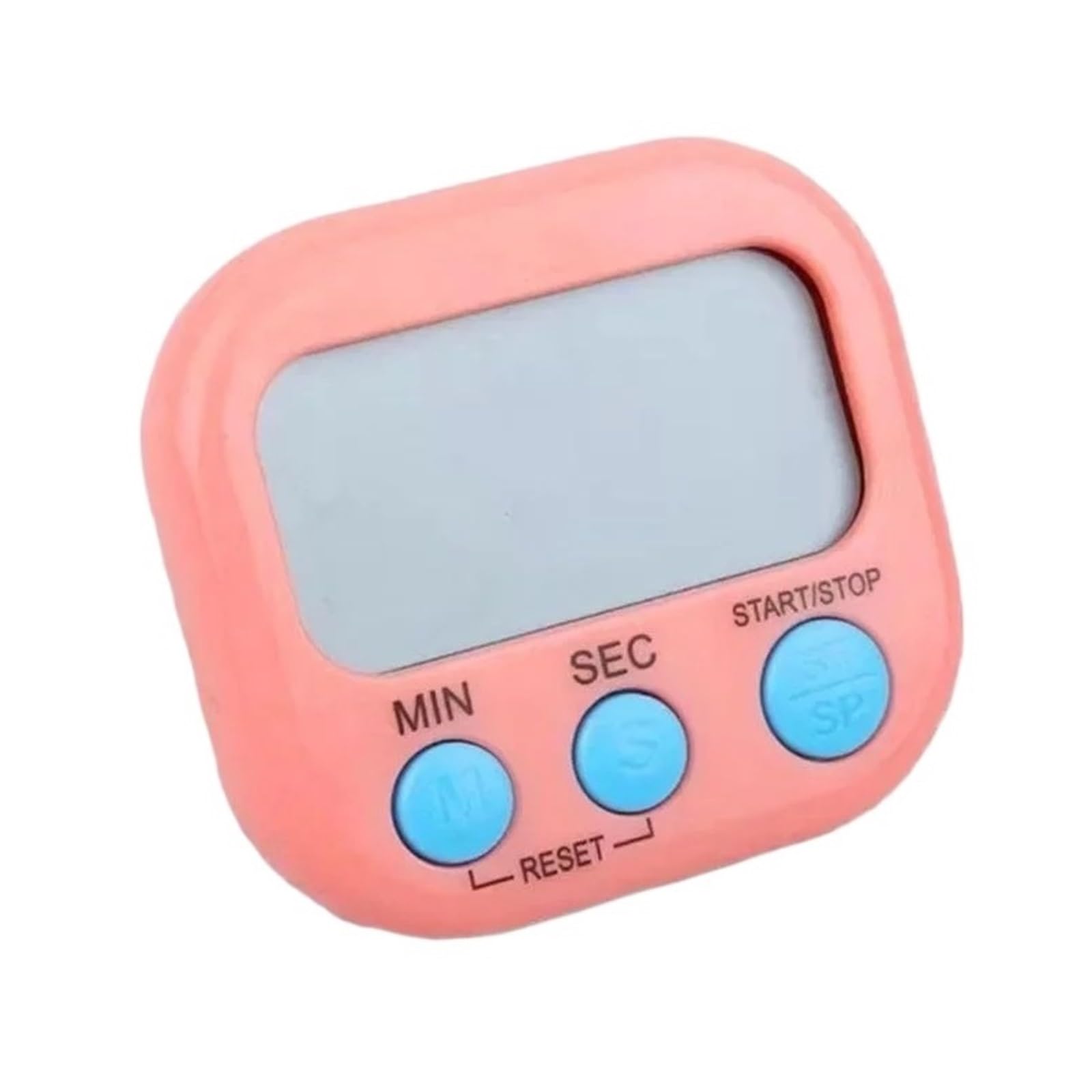 Digital Kitchen Timer LCD Countdown Cooking Alarm Clock Home Accessories Reliable Efficient(Pink)