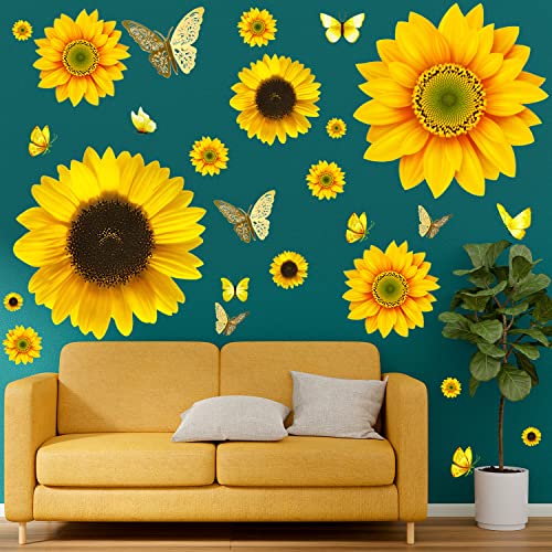 Large Sunflower Wall Stickers - Image 3