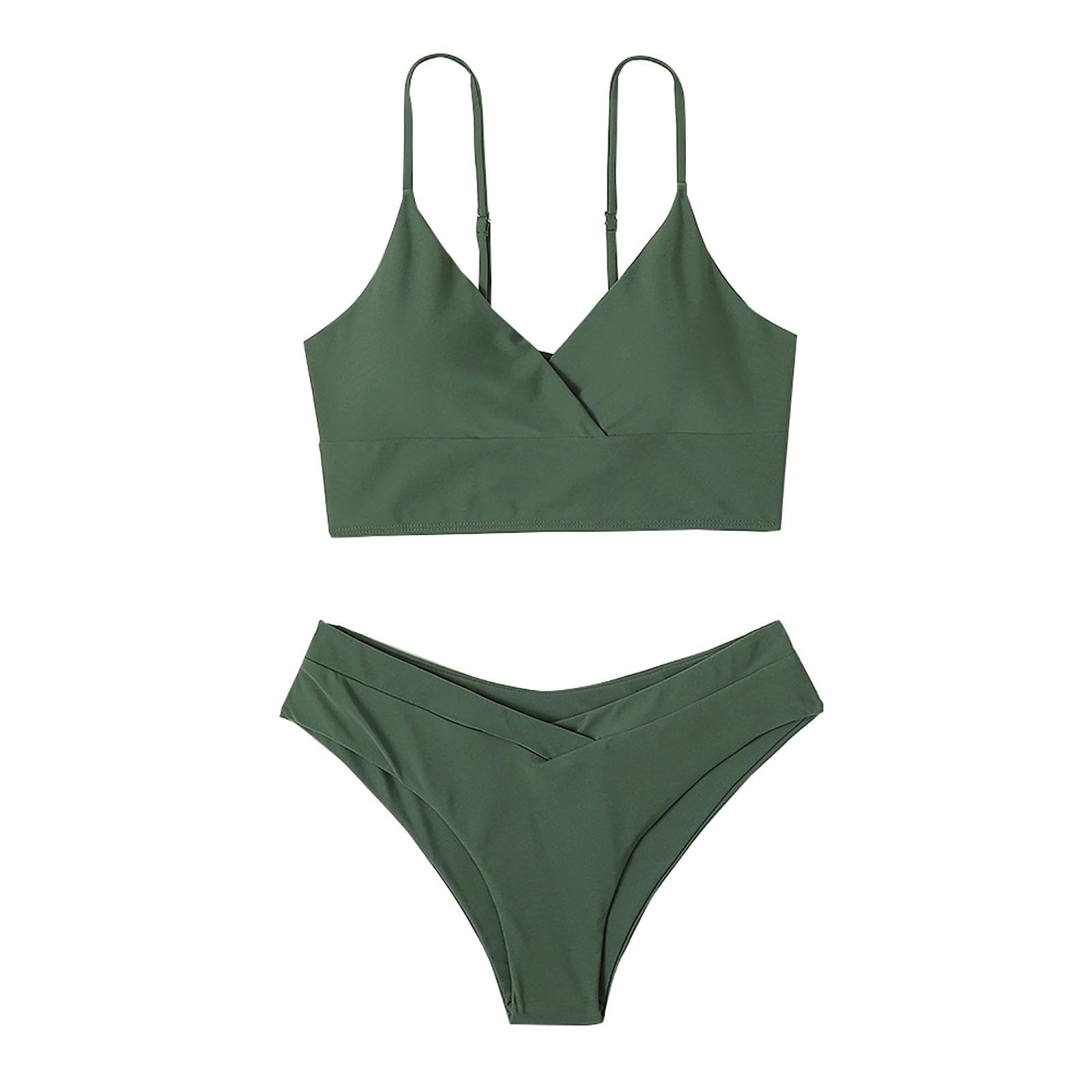 uxxnjfg Bikini Sexy Mujer Tanga Traje de Baño Dos Piezas Reductor Micro Mini Bikinis con Parte Inferior Descarada Verano Sexy Deportivo Bikinis Surf Arena Bañador Swimwear