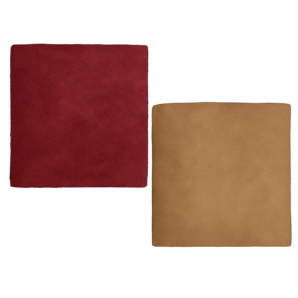 Boosty® 2 Pc Chamois Leather Cleaning Cloth Set – Soft Microfine Polish Cloths for Car, Glass, Camera Lens, Mobile, and Ho...