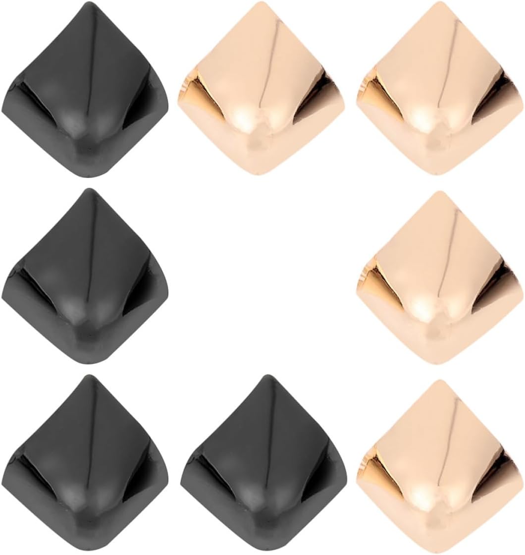 Beavorty 4 Pairs Metal High Heel Tip Covers for Pointed Shoes Easy Installation Shoe Protector Caps Elegant Appearance for Parties and Formal Events