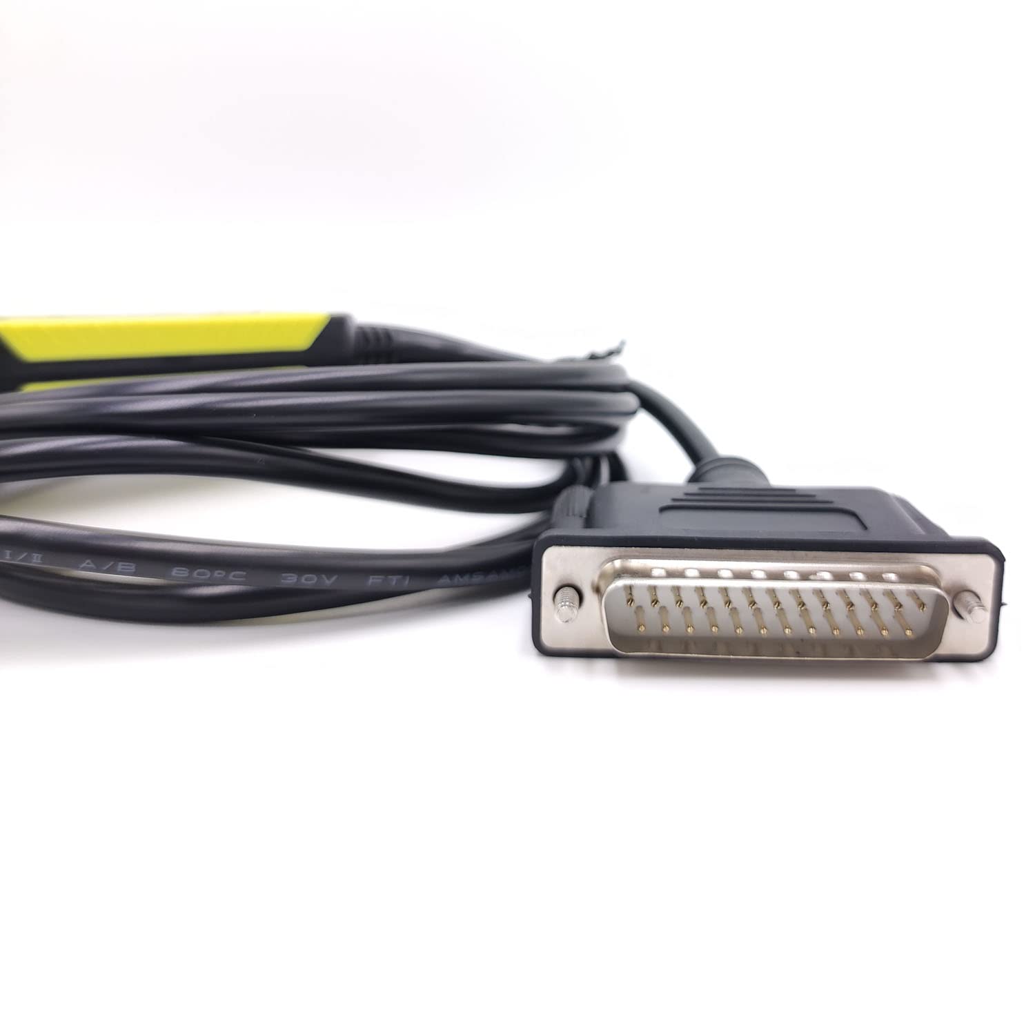 USB-FANUC CNC Programming Cable, RS232 Data Transfer Convert DB25 Pin Download Cable for CNC Fanuc