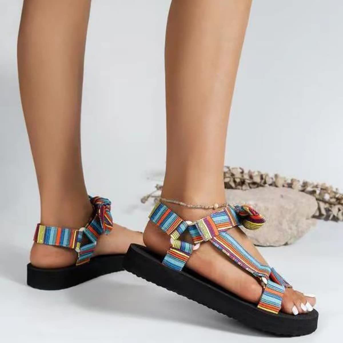 Strandschoenen voor dames, 39 sandalen, plateau pantoletten voor dames