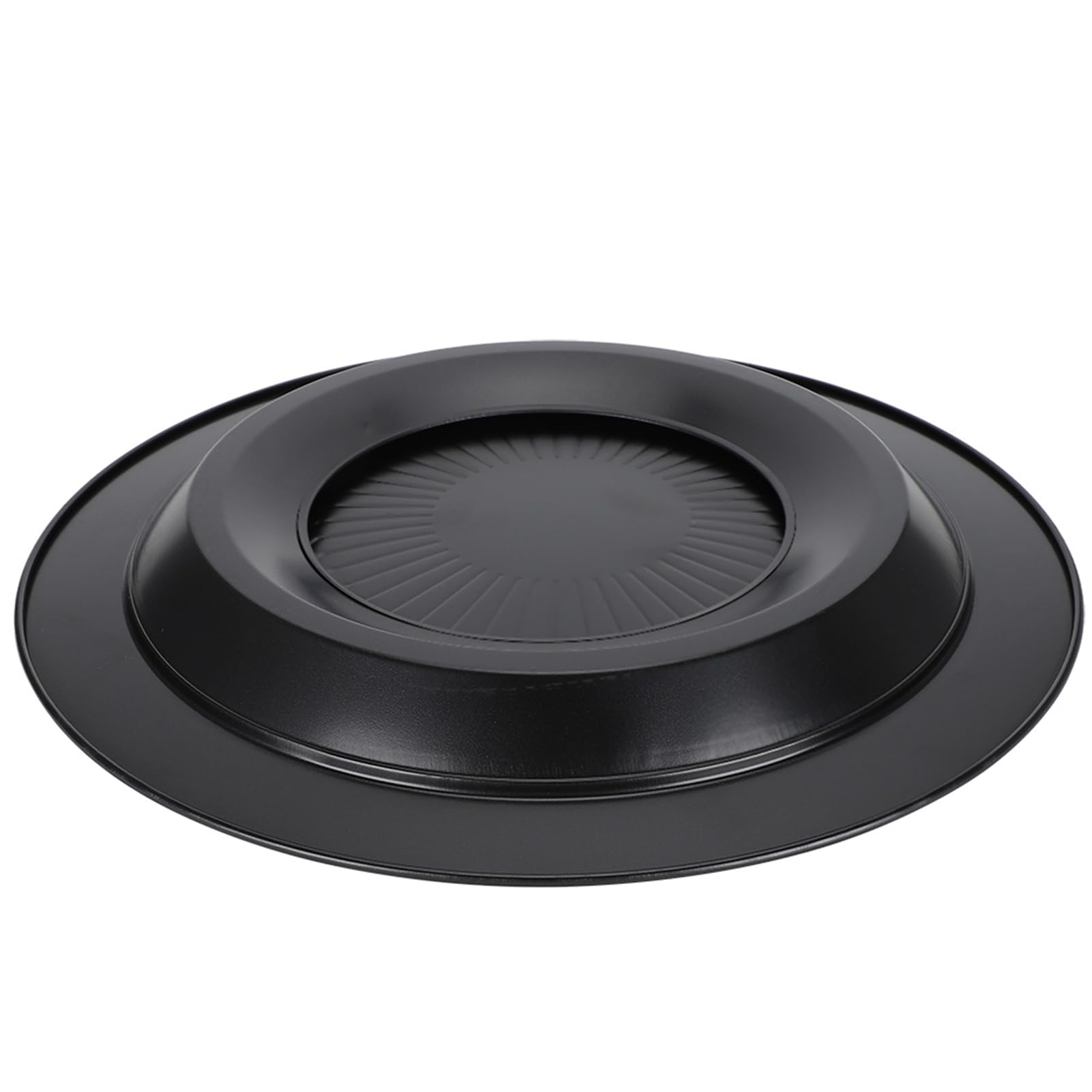 Yctze Teglia per Barbecue Rotonda Coreana Senza Fumo, Teglia Antiaderente per Cottura e Arrosto in Acciaio Inossidabile per Uso Domestico, Set di Utensili da Cucina Compatibili