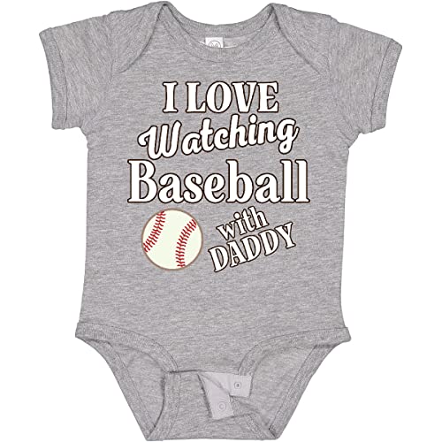 Image of inktastic Daddy Baseball Grandson Baby Bodysuit