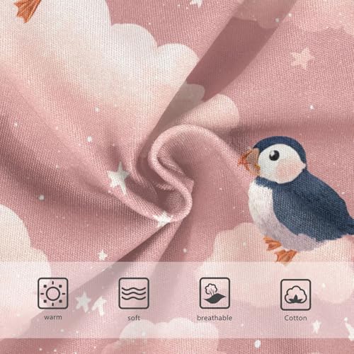 Wusikd Seagulls Girls' Underwear Cotton Clouds Stars Girls Briefs Soft Toddler Underwear 2T3