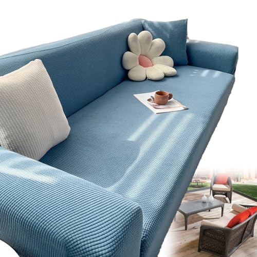 Housse de canapé jacquard premium extensible et antidérapante - 3