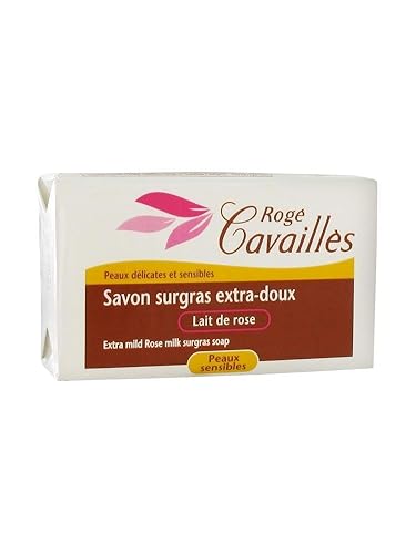 Rog Cavaills - Jabón de Surgras extra suave con leche de rosa 8.82 oz por Rog Cavaills