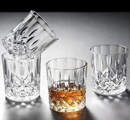 Image of Premium 250 ML Water & Juice Drinking Glasses Set of 6 Vintage Glassware Set for Juice, Cocktail, Mocktail,Whisky All Beverages Everyday Uses for Gift (6, MT-03)