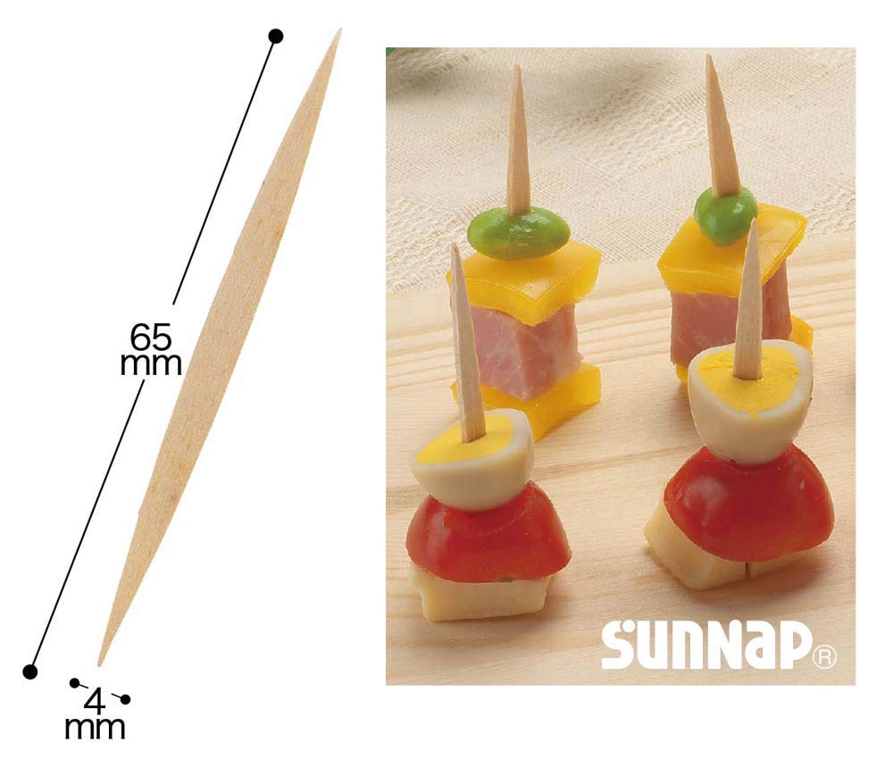 【ぴんちょす】 サンナップ ピンチョスピック 木製爪楊枝