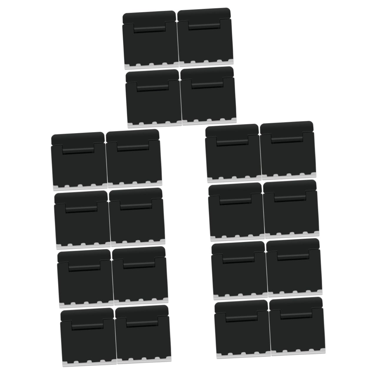HOMSFOU 20piezas Soporte Plegable para Laptop Elevador Ergonómico De Escritorio Base De Resistente y Ventilada para Mejorar La Postura Productividad
