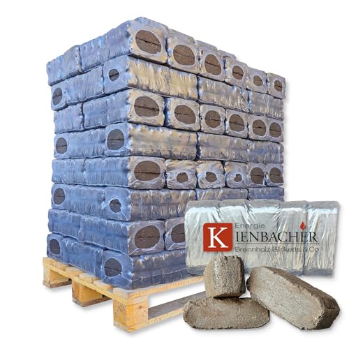 Torfbriketts 1000kg Biokohle Braunkohle Union Gluthalter Kamin Ofen Brenn Holz Heiz Kohle Rekord Briketts | Energie Kienbacher