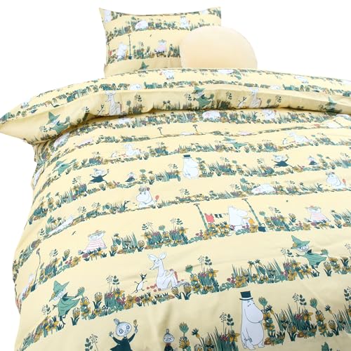 yumi ムーミンマイクロファイバー布団カバー3点セット 和式シングル yumi様専用 ムーミンマイクロファイバー布団カバー3点セット 和