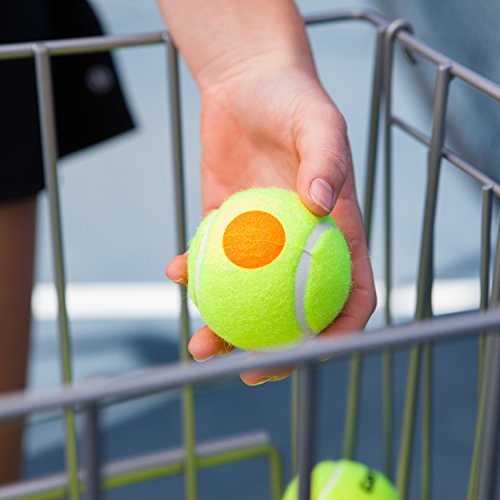 Gamma Sports Kids Training (Transition) Balls, Yellow/Orange Dot, 60 Orange Dot, 60-Pack - Thumbnail 7