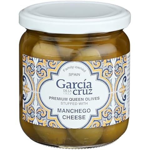 GARCIA DE LA CRUZ Manchego Cheese Stuffed Olives, 14 OZ Cover