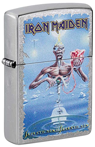 Zippo Encendedor Iron Maiden Street Chrome miniatura 1