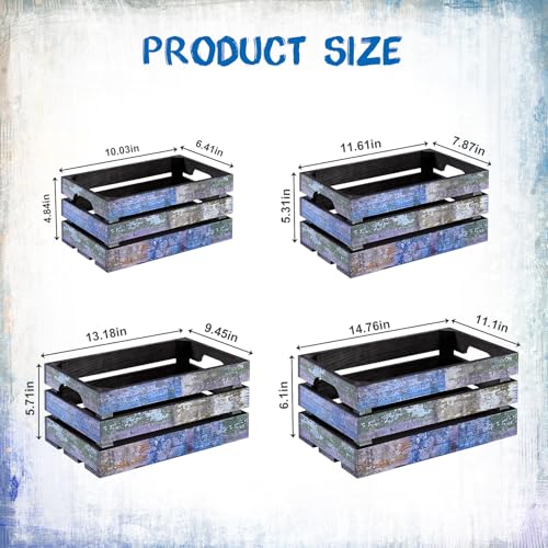 Setof4decorativewoodcratesnestingstoragecontainer4sizefarmhousewoodenstorageboxesrusticwoodencratesforstoragedisplaydecorationsvintageairbrush Urban Country Home Decor Set of 4 decorative wood crates nesting storage container 4 size farmhouse wooden storage boxes rustic wooden crates for storage display decorations vintage airbrush urban country home decor