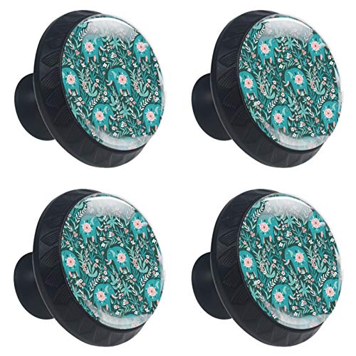 Boutons de meuble éléphant vert pour relooker facilement une commode - 2